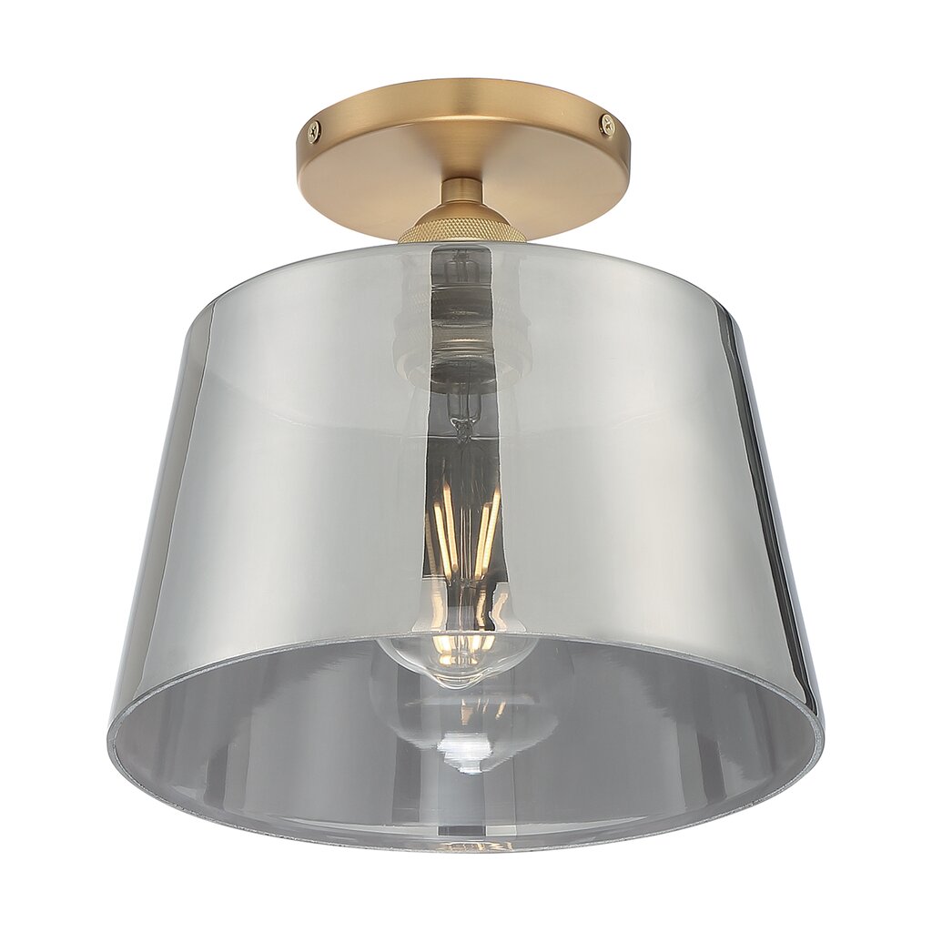 Satco 60-7324 Semi Flush Fixture Motif; 1 Light; 10 in.; Semi-Flush