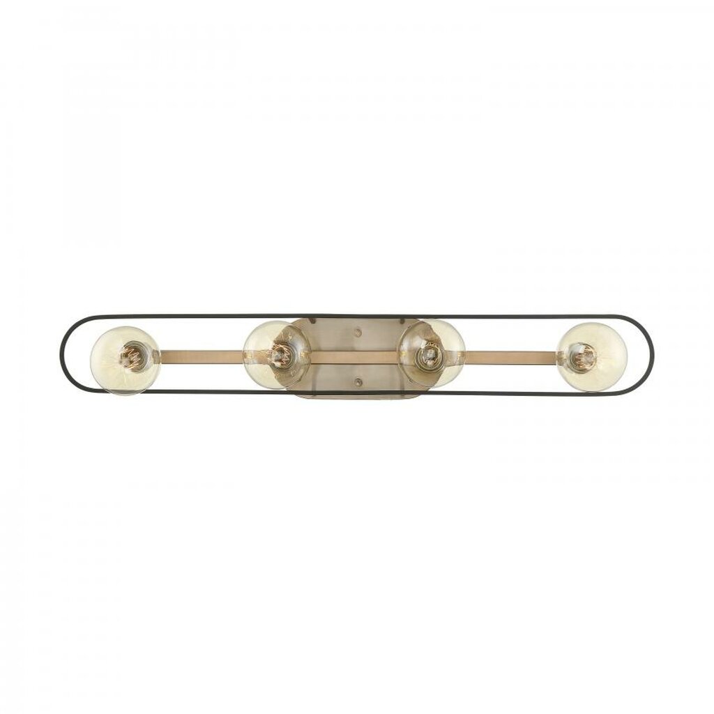 Satco 60-6654 Vanity Fixture Chassis; 4 Light; Copper Brushed Brass