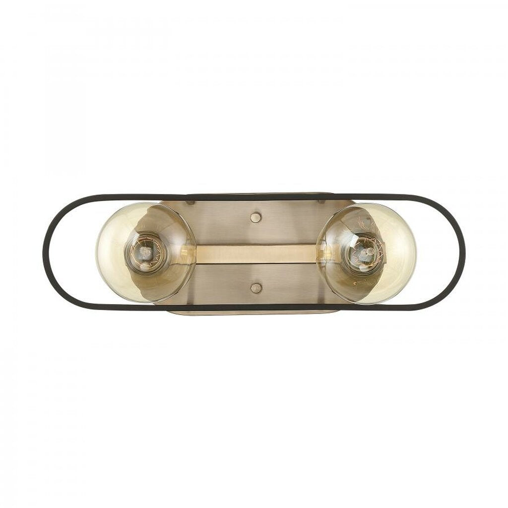 Satco 60-6652 Vanity Fixture Chassis; 2 Light; Copper Brushed Brass