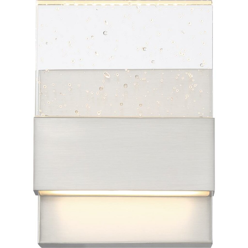 Satco 62-1501 15W LED Sconce Fixture Ellusion; Small Wall Polished