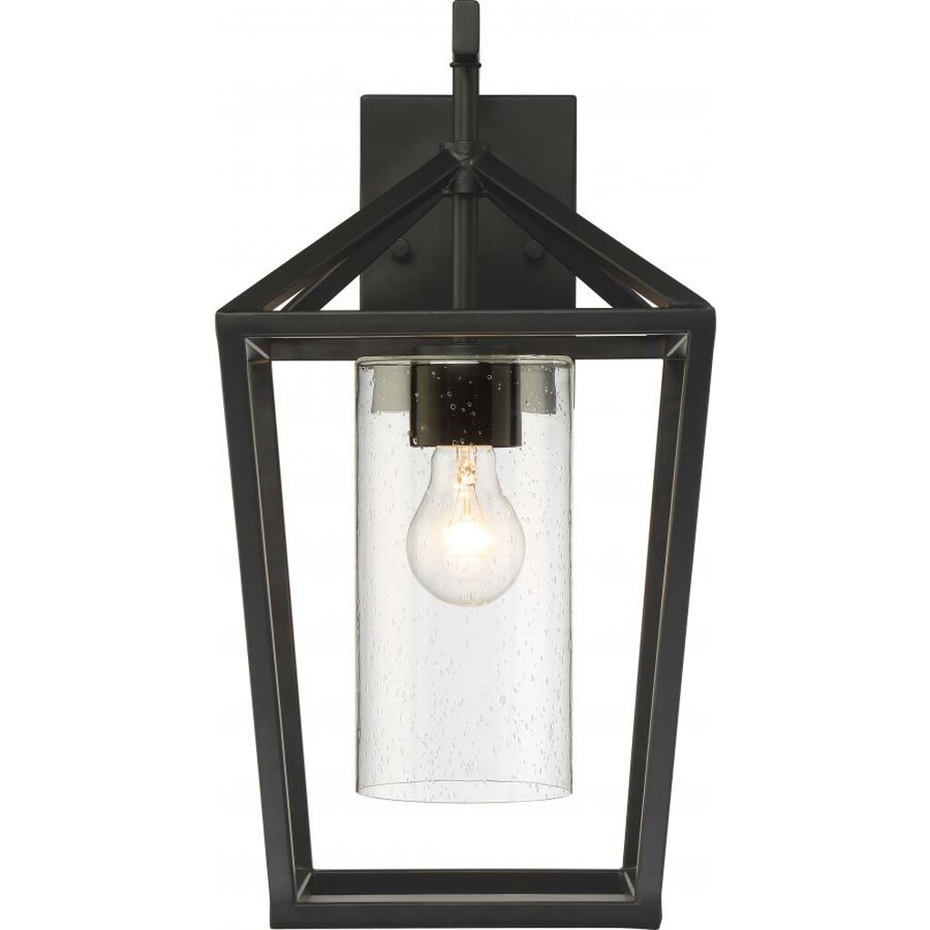 Satco 60-6593 Wall Lantern Fixture Hopewell; 1 Light; Large Lantern;