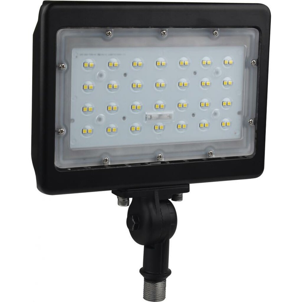 Satco 65-537 50W LED Flood Light Fixture Large 3000K; Bronze Finish