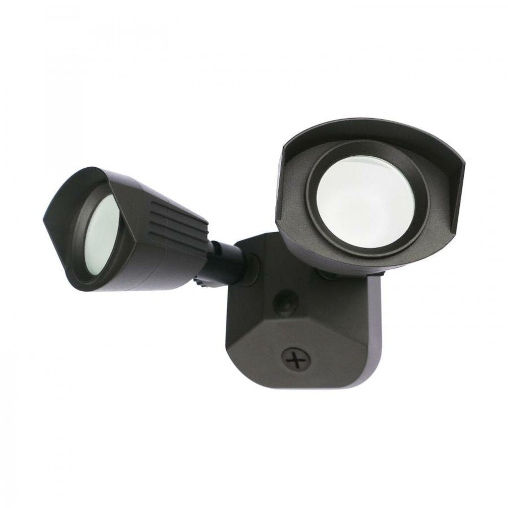 Satco 65-218 20W LED Security Lighting Fixture Security Light; Dual