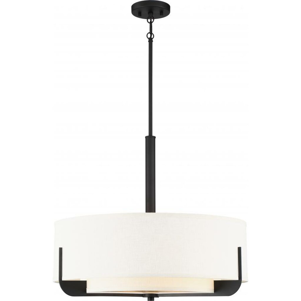 Satco 60-6544 Pendant Fixture Frankie; 4 Light; 24 in.; Aged Bronze
