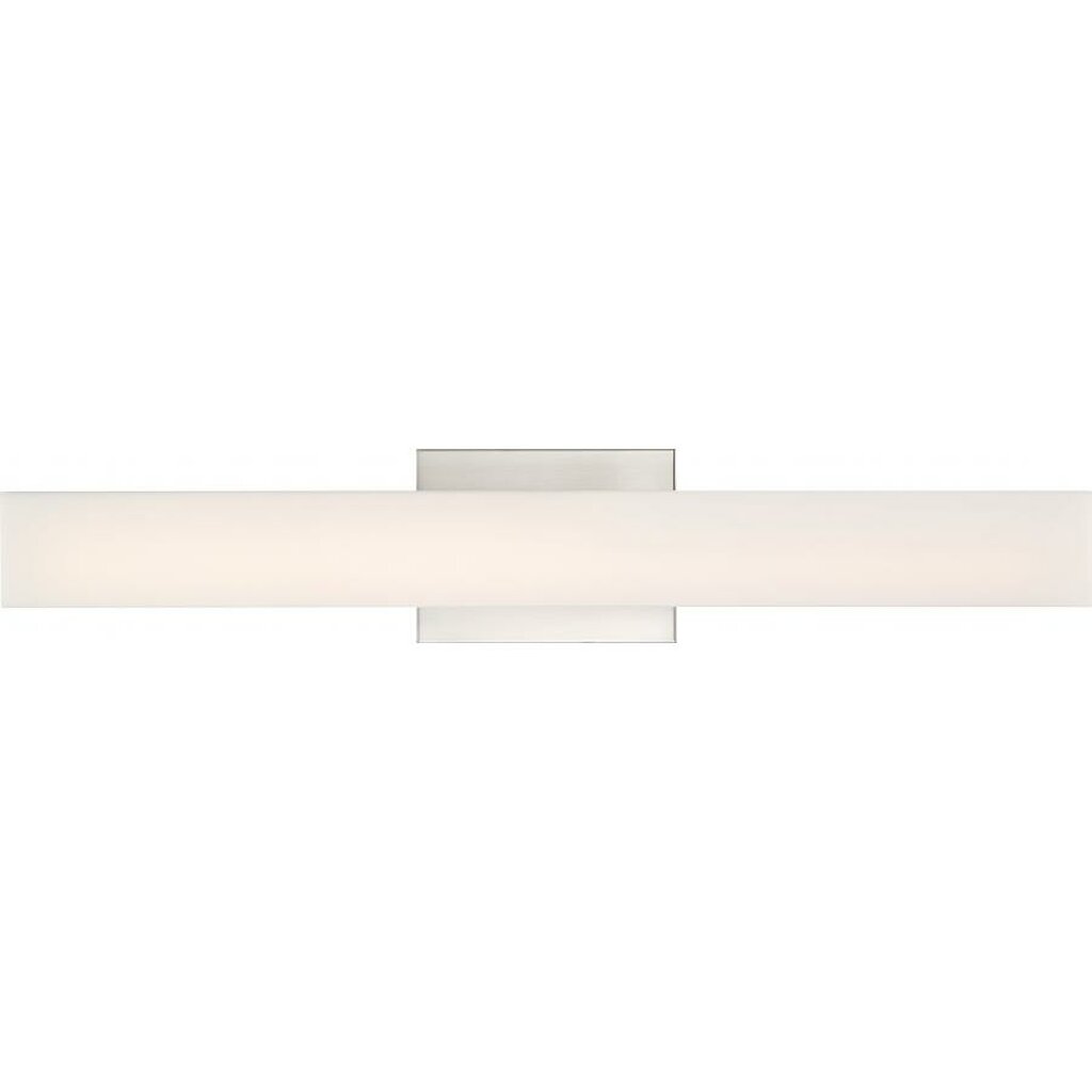 Satco 62-1331 26W LED Vanity Fixture Jess; Medium Brushed Nickel