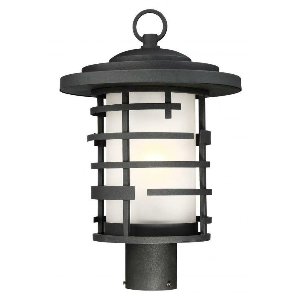 Satco 60-6406 Post Lantern Fixture Lansing; 1 Light; Outdoor with