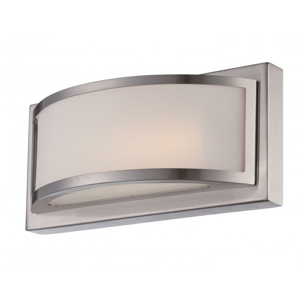 Satco 62-317 10W LED Vanity Fixture Mercer; (1) Wall Sconce; Frosted