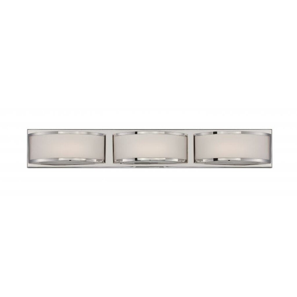Satco 62-313 30W LED Vanity Fixture Mercer; (3) Wall Sconce; Frosted