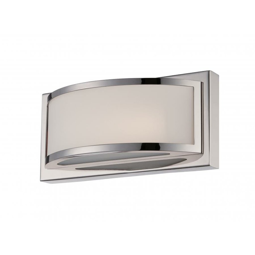 Satco 62-311 10W LED Vanity Fixture Mercer; (1) Wall Sconce; Polished