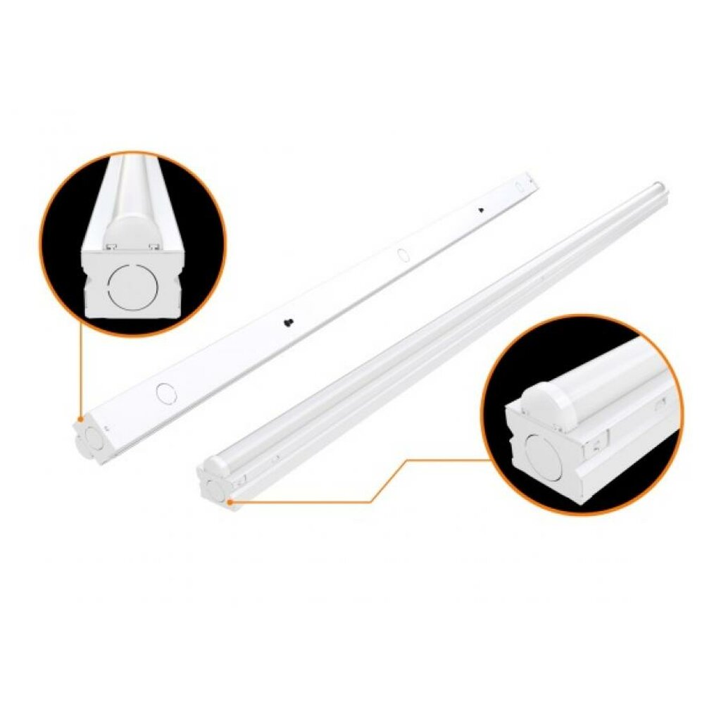 Satco 65-1102 12W LED Linear Strip Fixture 1 ft.; Connectable Strip;