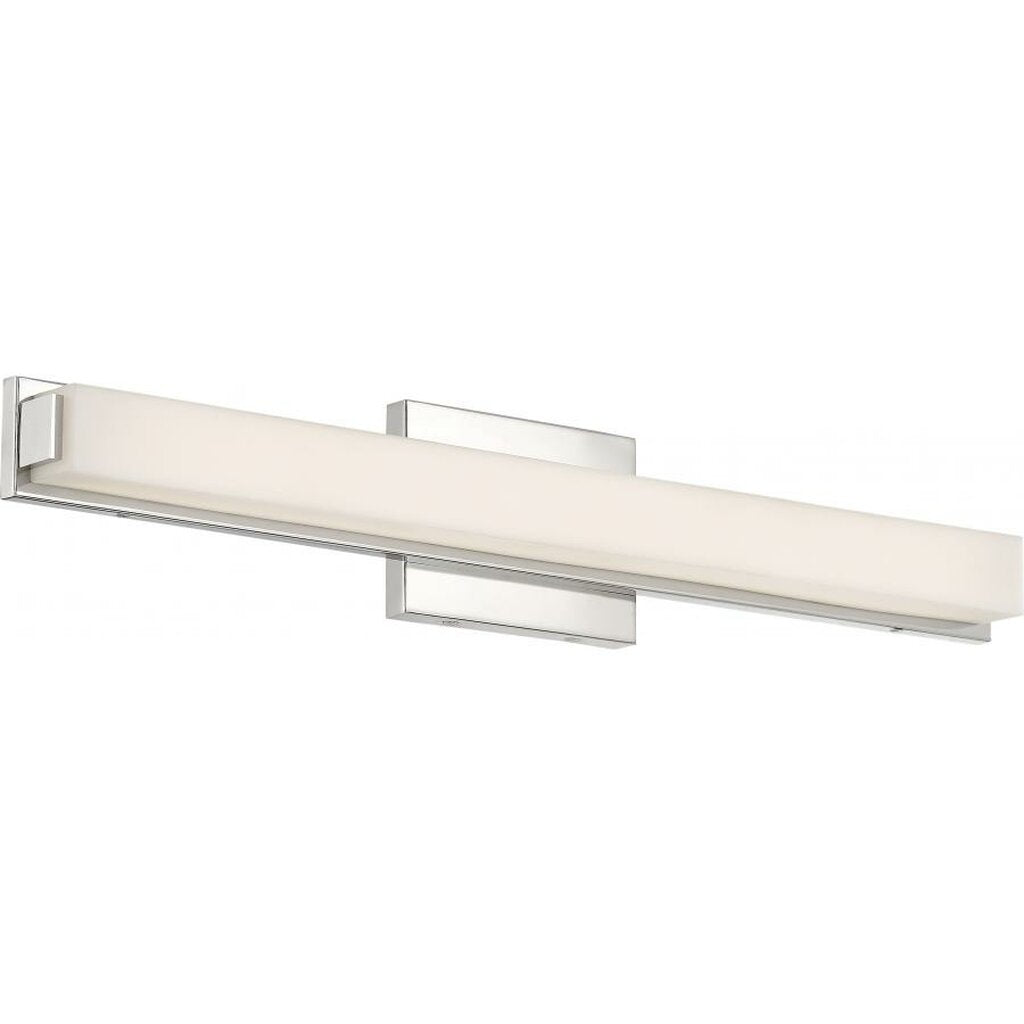 Satco 62-1102 26W LED Vanity Fixture Slick 25 in.; Polished Nickel