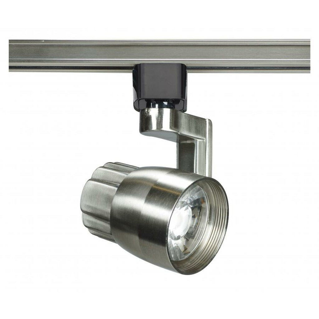 Satco TH425 12W LED Track Head Fixture 1 Light - Angle arm Brushed