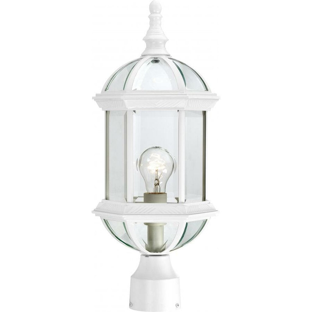 Satco 60-4974 Post Lantern Fixture Boxwood; 1 Light; 19 in.; Outdoor