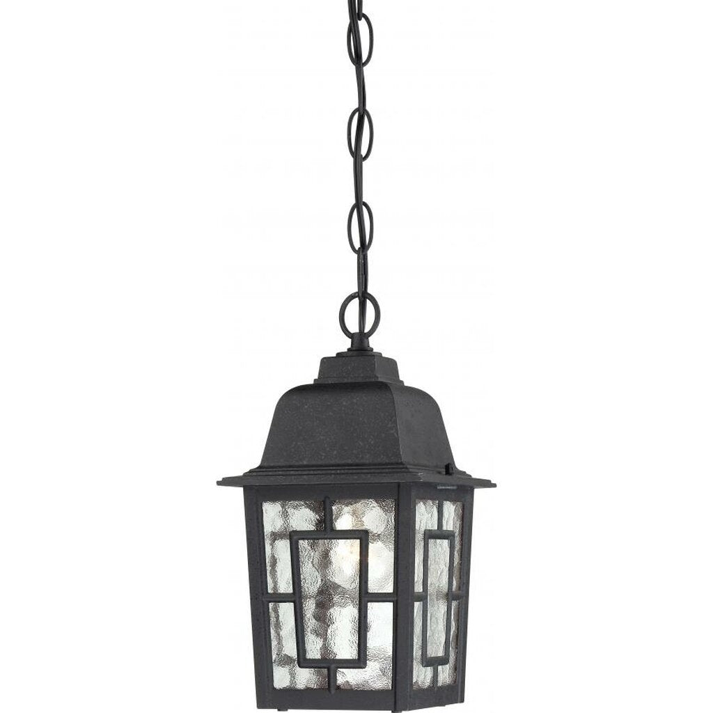 Satco 60-4933 Hanging Lantern Fixture Banyan; 1 Light; 11 in.; Outdoor