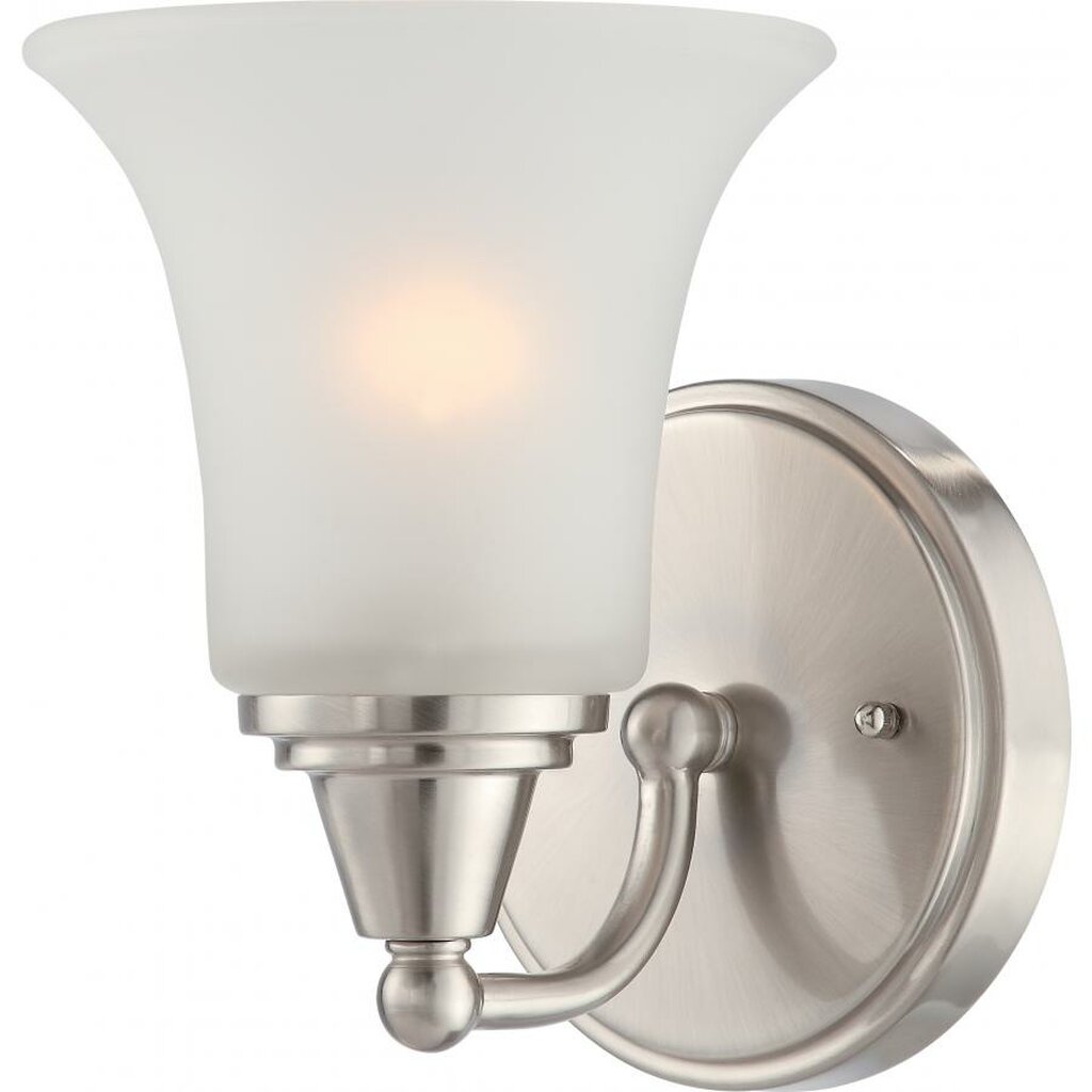 Satco 60-4141 Vanity Fixture Surrey; 1 Light; with Frosted Glass