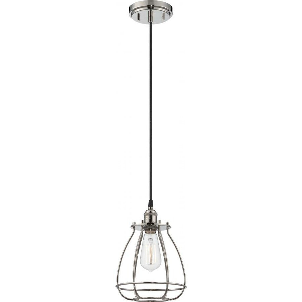 Satco 60-5401 Pendant Fixture Vintage; 1 Light; Caged Vintage Lamp