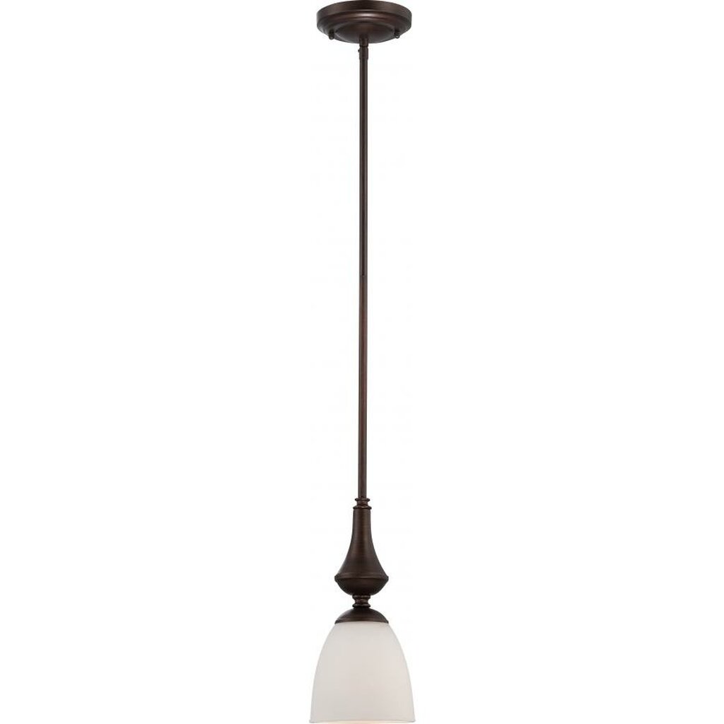 Satco 60-5137 Mini Pendant Fixture Patton; 1 Light; with Frosted Glass