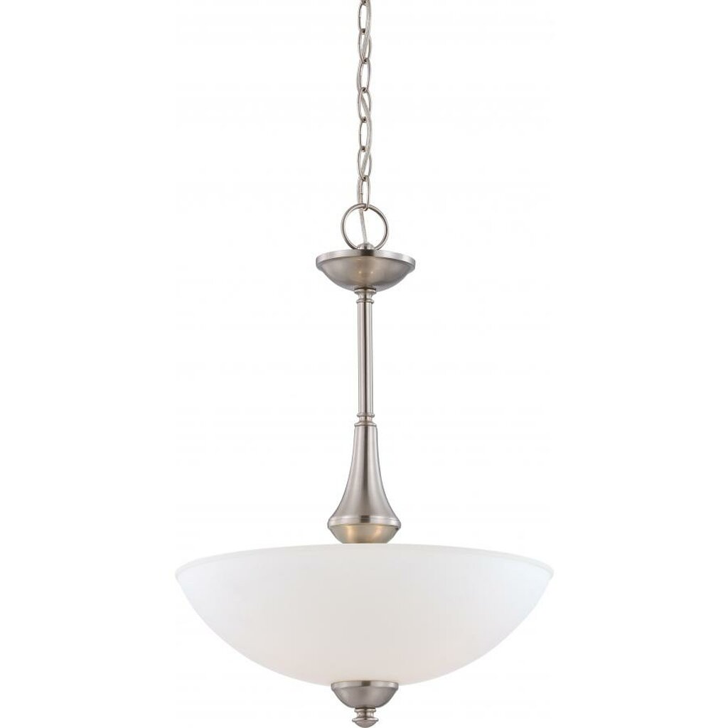 Satco 60-5038 Pendant Fixture Patton; 3 Light; with Frosted Glass