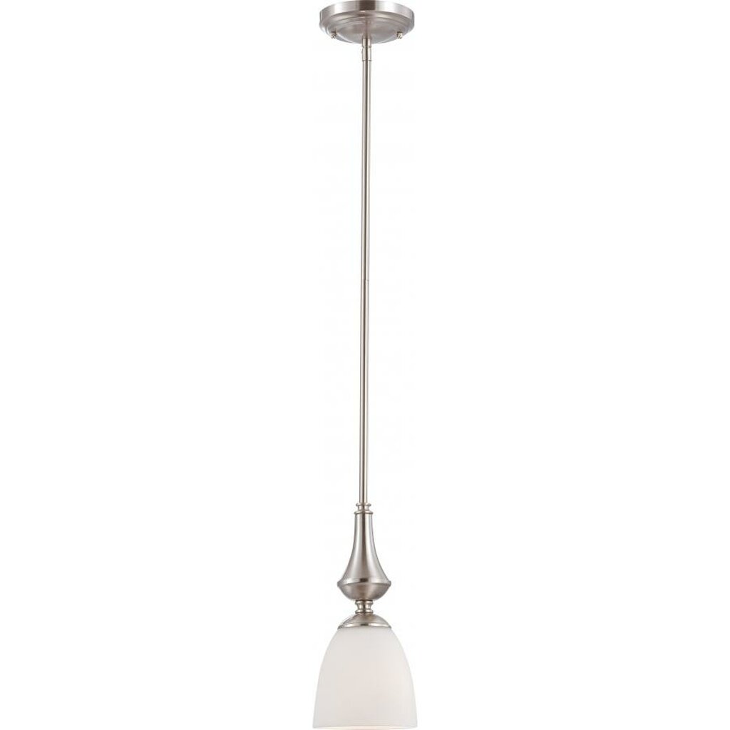 Satco 60-5037 Mini Pendant Fixture Patton; 1 Light; with Frosted Glass