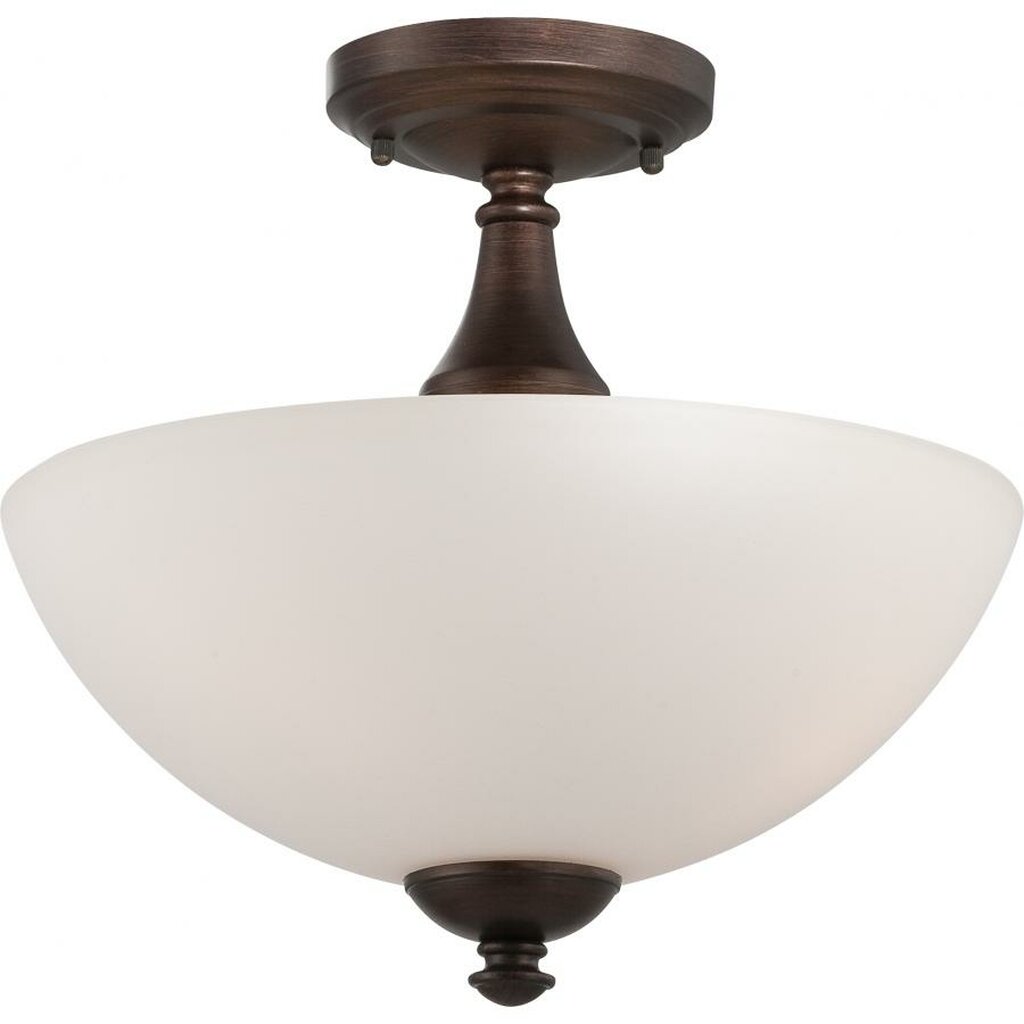 Satco 60-5144 Semi Flush Fixture Patton; 3 Light; Semi-Flush with