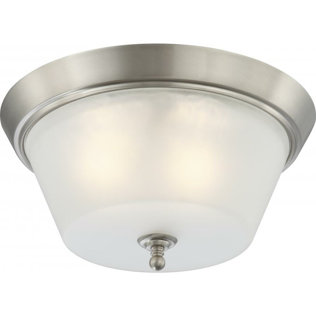 Satco 60-4153 Flush Mount Fixture Surrey; 3 Light; Flush Dome with