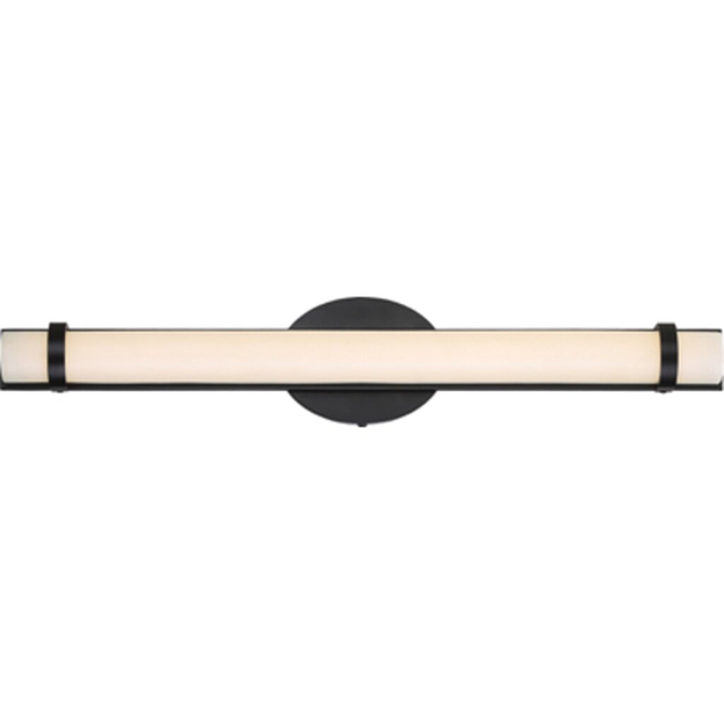 Satco 62-934 26W LED Sconce Fixture Slice; Double Wall Aged Bronze