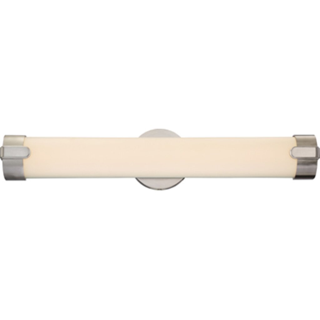 Satco 62-922 26W LED Sconce Fixture Loop; Double Wall Brushed Nickel