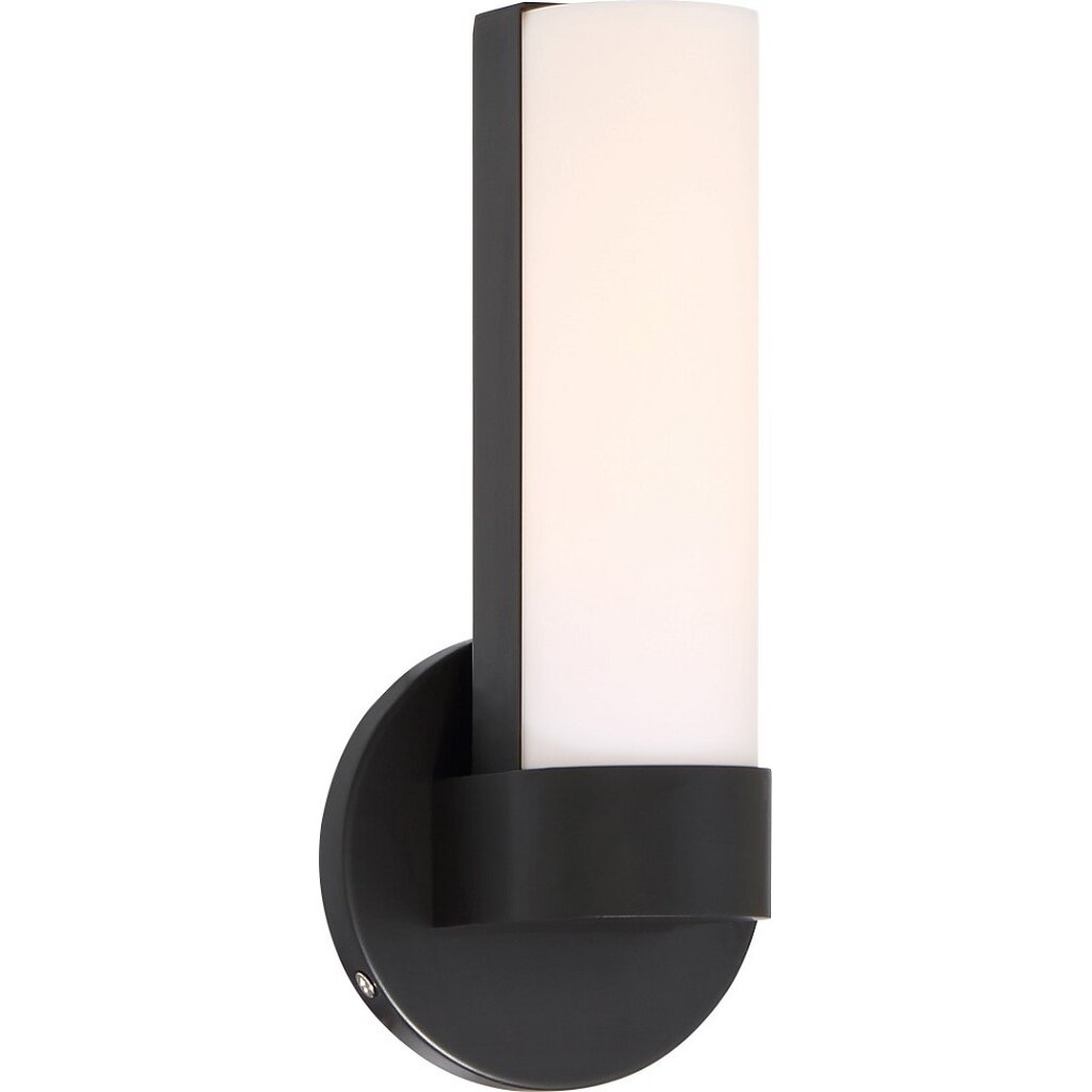 Satco 62-741 10W LED Vanity Fixture Bond; Single 9-1/2 in.; with White