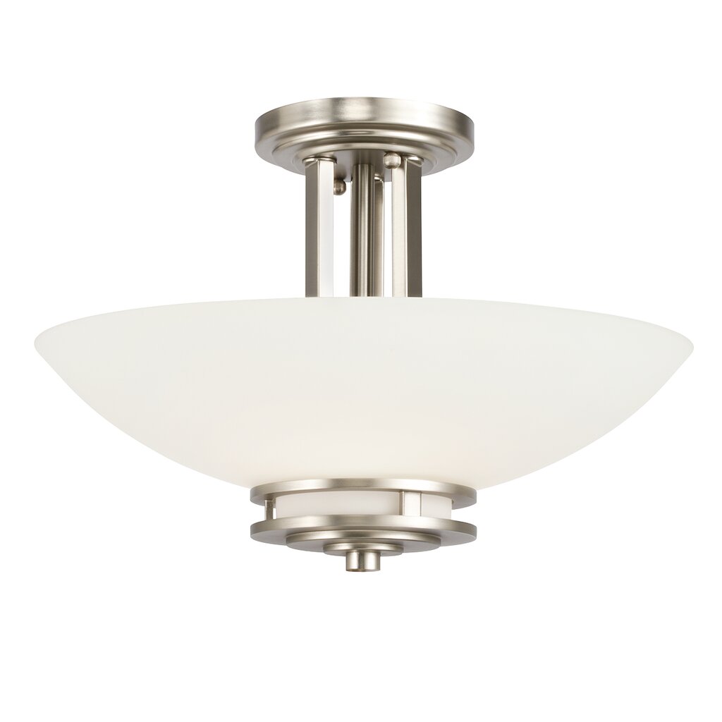 Kichler 3674NI Fixture The Hendrik(TM) 15in. 2 light semi flush