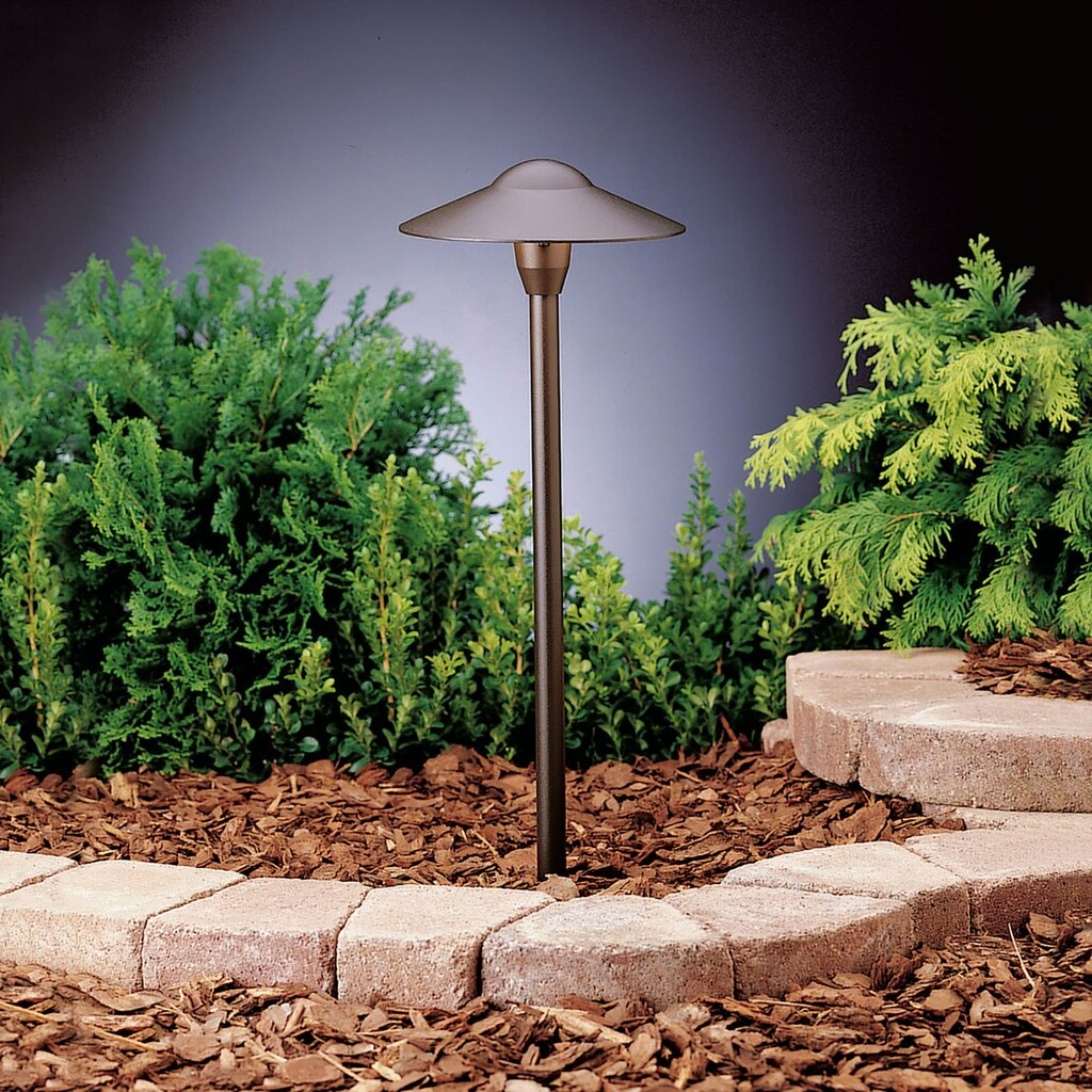 Kichler 15310AZT Fixture DOME PATH LIGHT - A wider path and spread