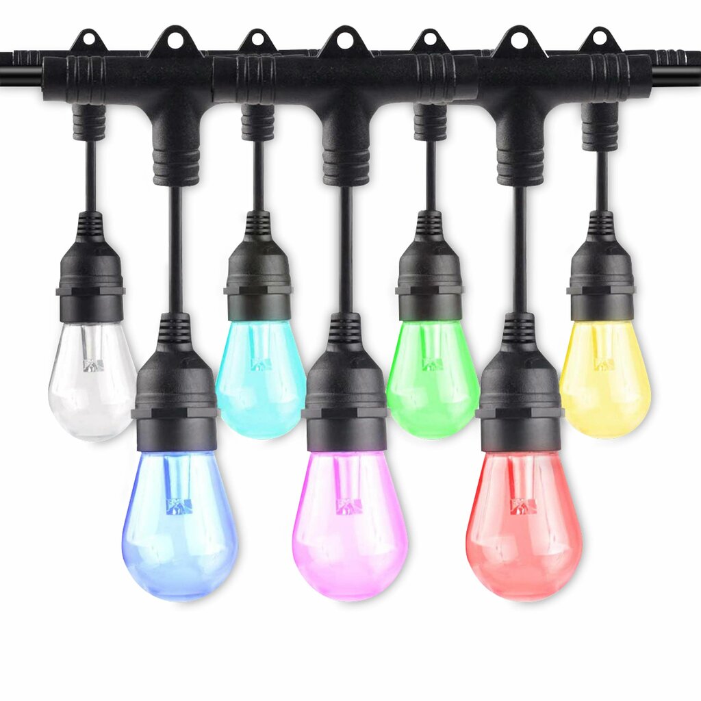 Bulbrite 814361 16W LED String Light Dimmable Fixture Solana 36-foot