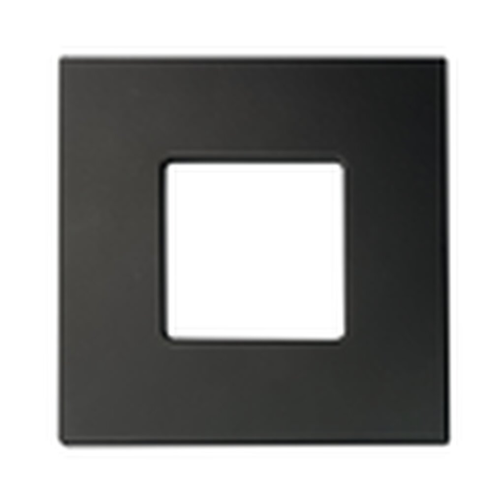 Luxrite LR23855 Square Trim LED 3" SQUARE SMOOTH TRIM BLACK