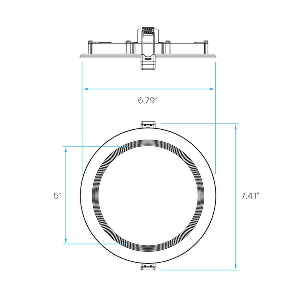 Luxrite LR23732 LED Canless Slim Dimmable Fixture