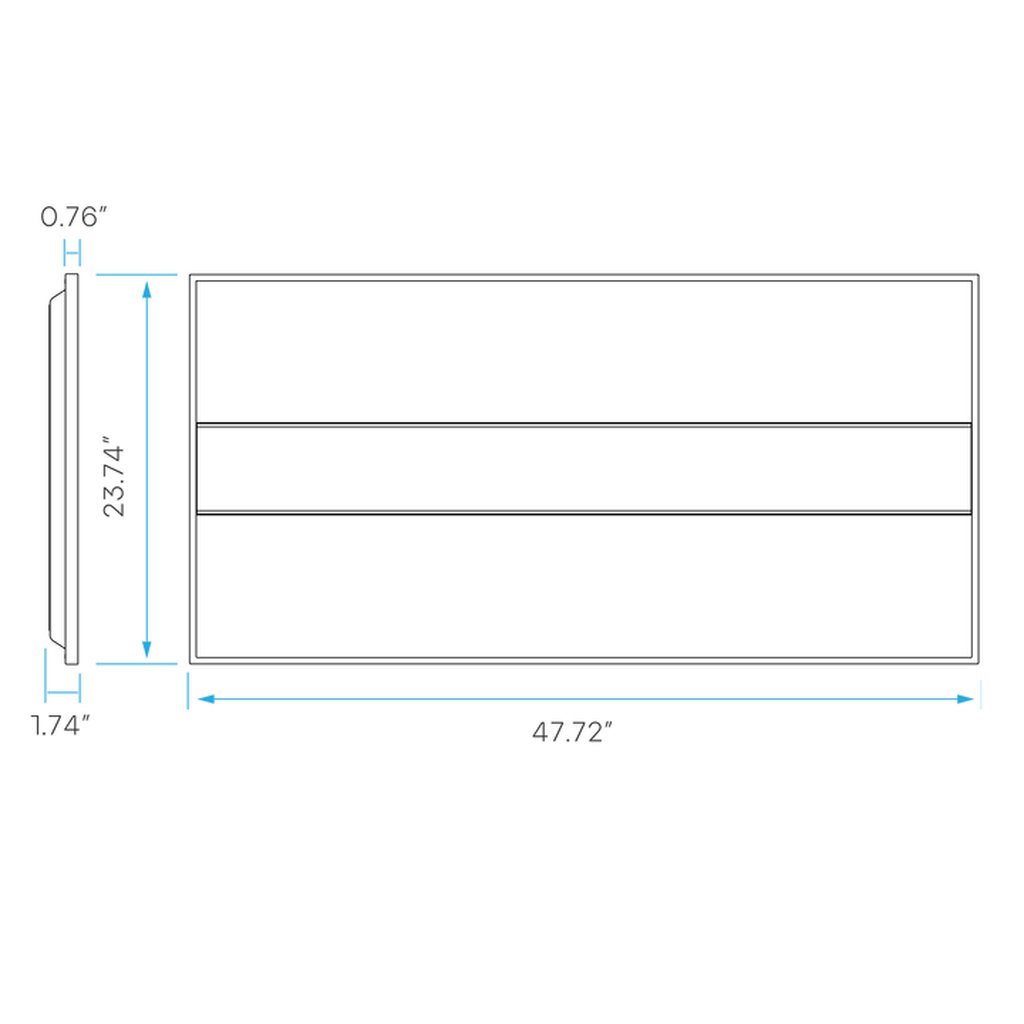 Luxrite LR25707 30W/40W/50W LED Designer Panel Flat Panel Dimmable