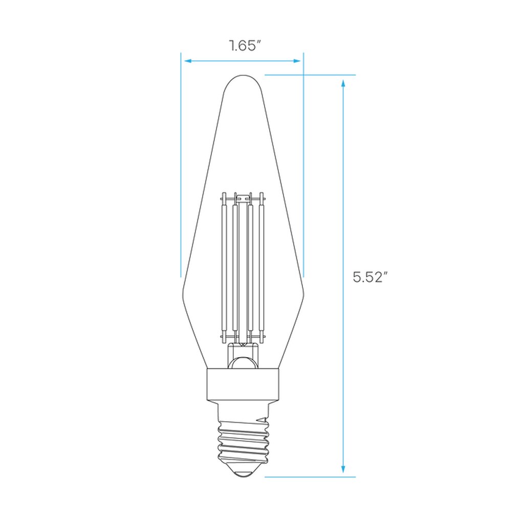 LR21671 4.5W Prism Bright White Warm White LED Light Bulb