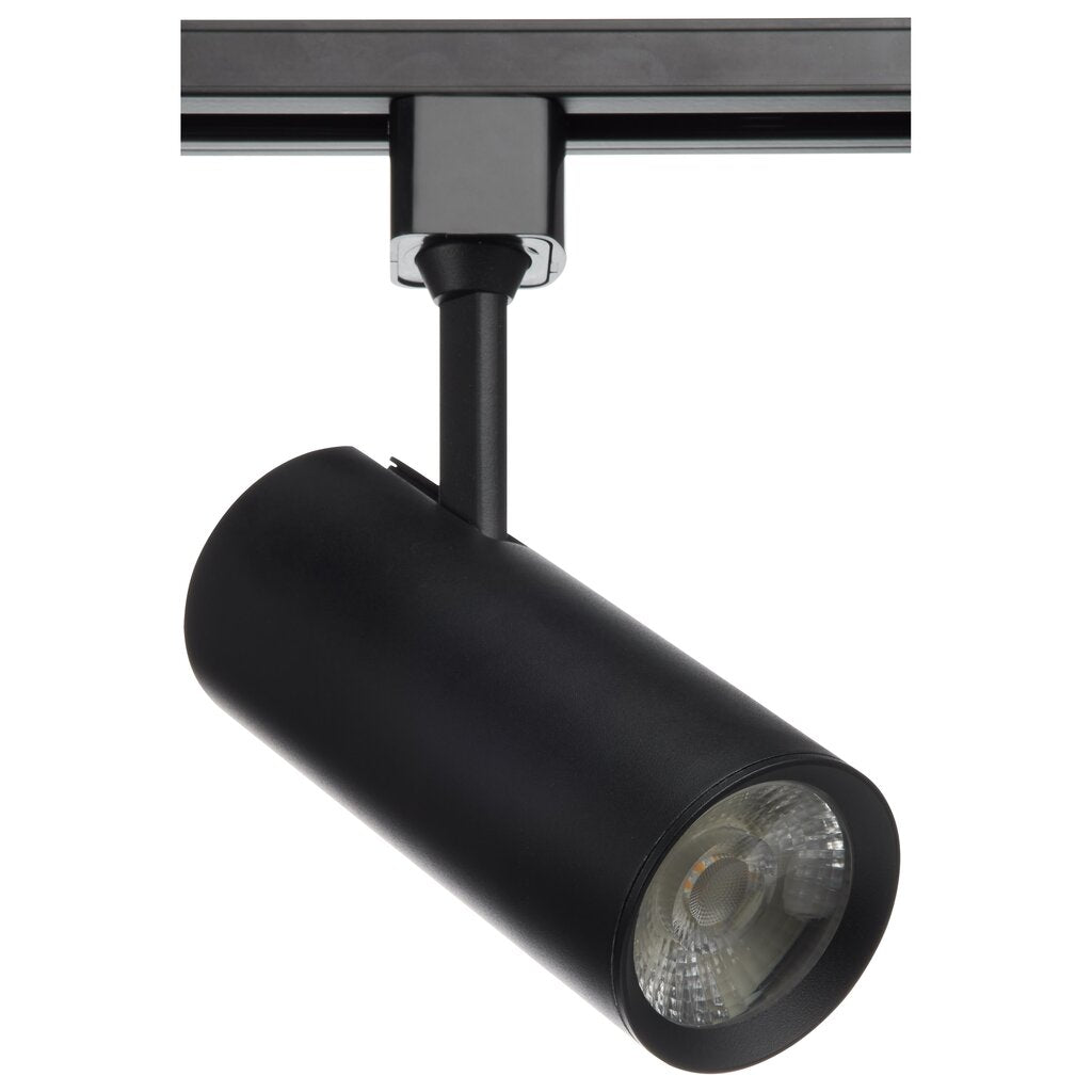 Satco TH612 20W LED Track Head Fixture Commercial Black; Cylinder; 24