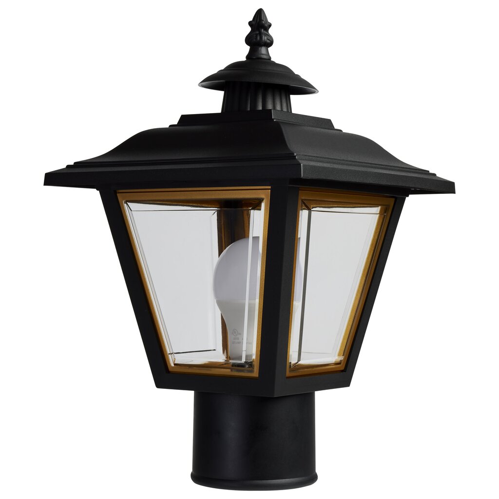 Satco SF77-898 Post Lantern Fixture 1 Light - 13'' Coach Post Top
