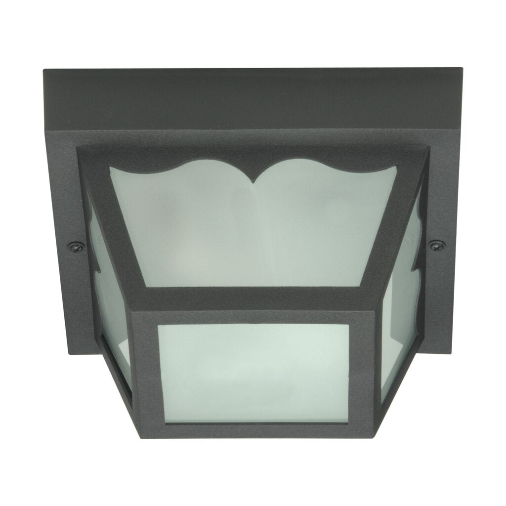 Satco SF77-863 Flush Mount Fixture 1 Light - 8" Carport Flush with