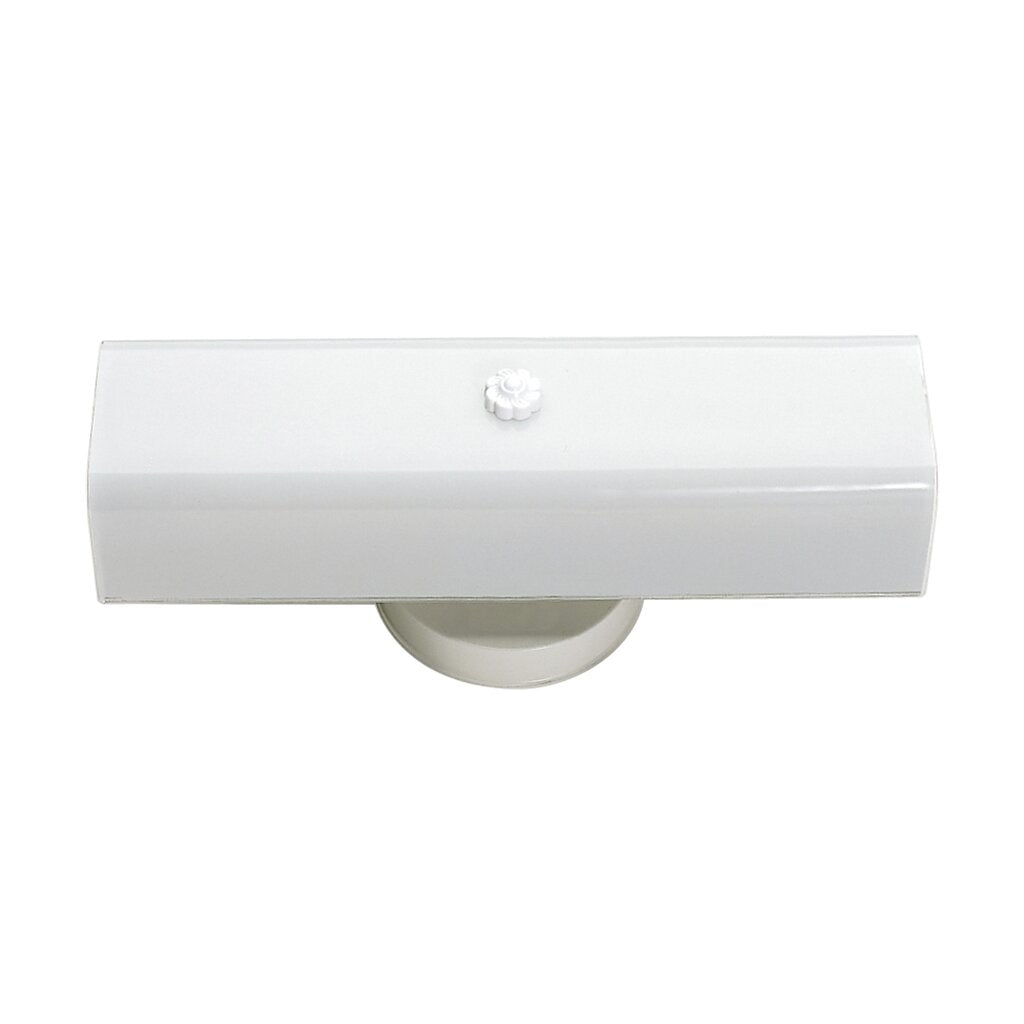 Satco SF77-087 Vanity Fixture 2 Light - 14" with White "U" Channel