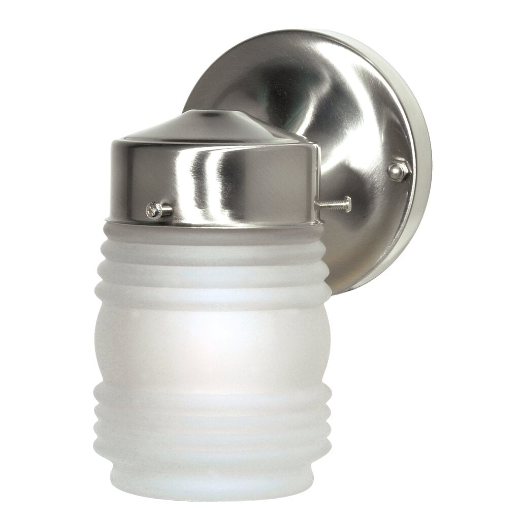 Satco SF76-701 Wall Lantern Fixture 1 Light - 6" Mason Jar with