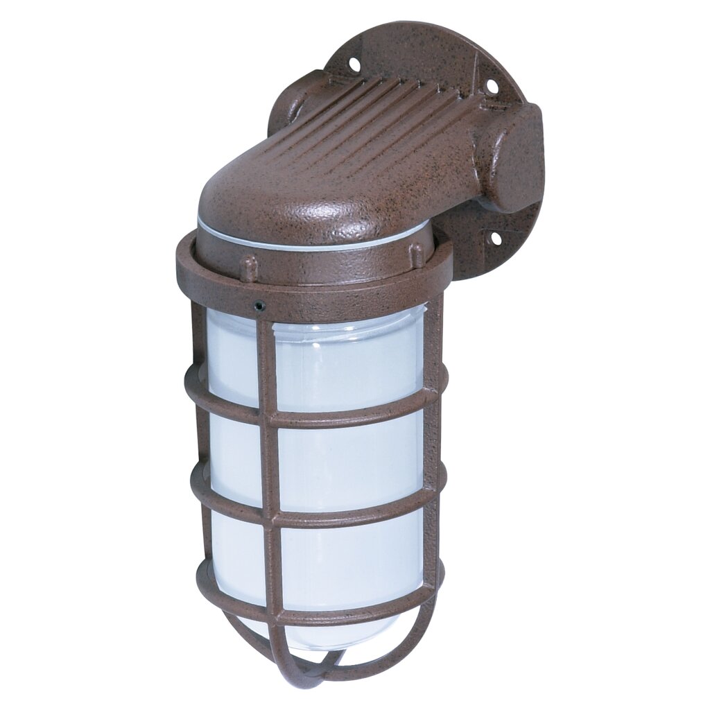 Satco SF76-621 Vapor Proof Fixture 1 Light - 10" Wall Mount with
