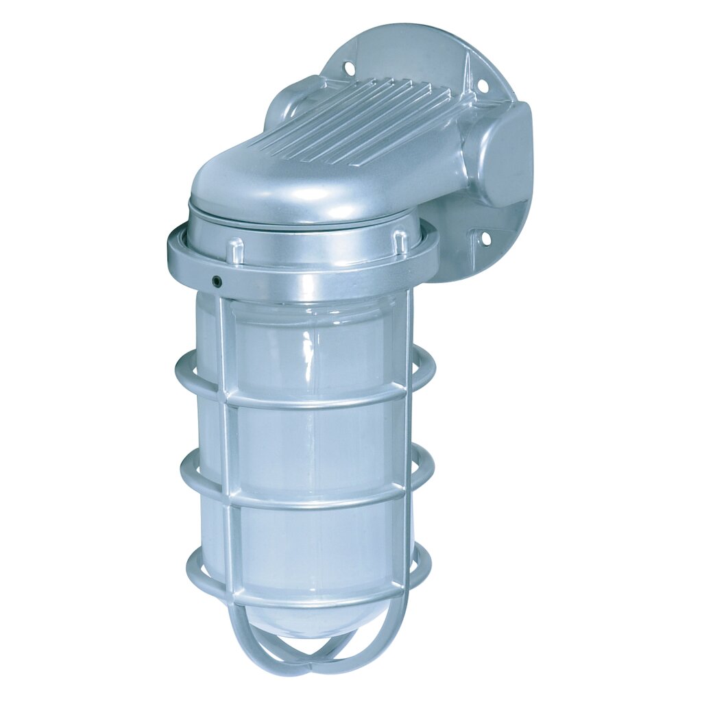 Satco SF76-620 Vapor Proof Fixture 1 Light - 10'' Wall Mount with
