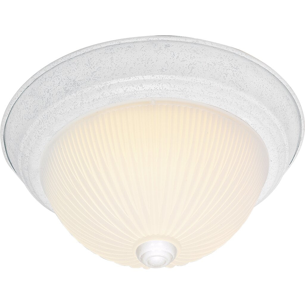 Satco SF76-133 Flush Mount Fixture 2 Light - 13" Flush with Frosted