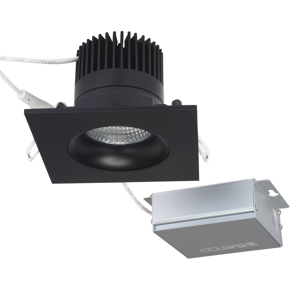 Satco S11628 12W LED Remote Driver LED Downlight Fixture Direct Wire