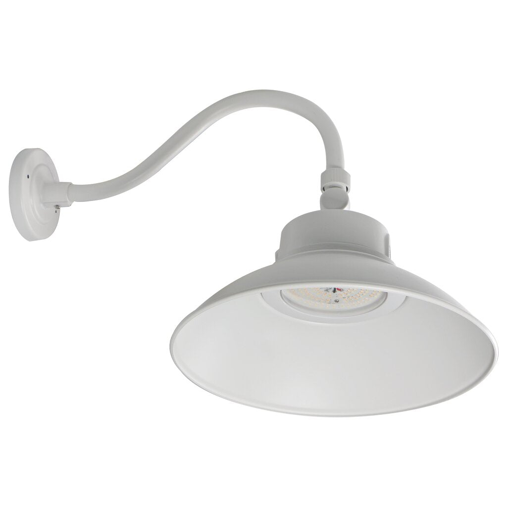 Satco 65-660 30W/40W/50W LED Gooseneck Fixture //; CCT Selectable