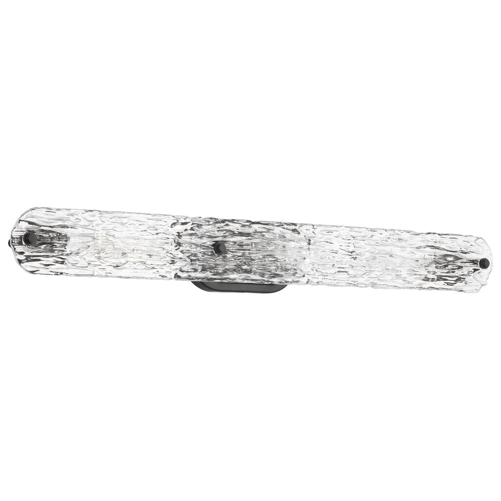 Satco 60-7813 Vanity Fixture Glacier; 3 Light Medium Base; 60 Watt;