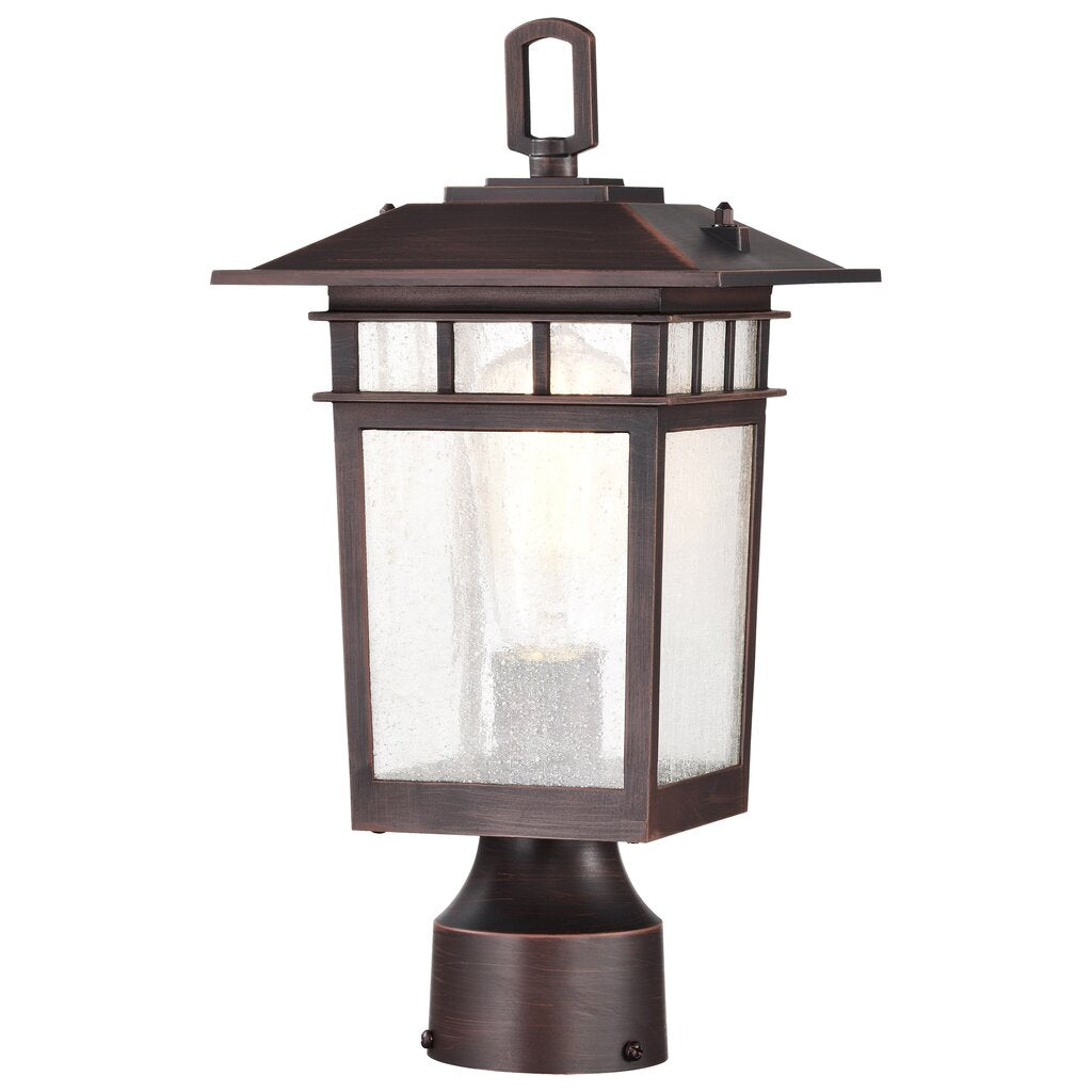 Satco 60-5955 Post Lantern Fixture Cove Neck Collection Outdoor Medium