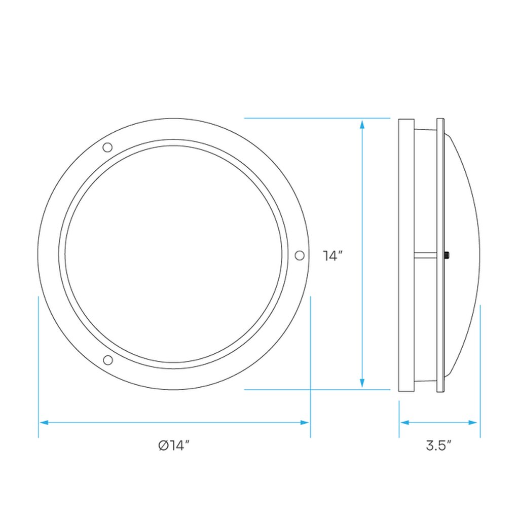 Luxrite LR23282 18W LED Ceiling Dimmable Fixture