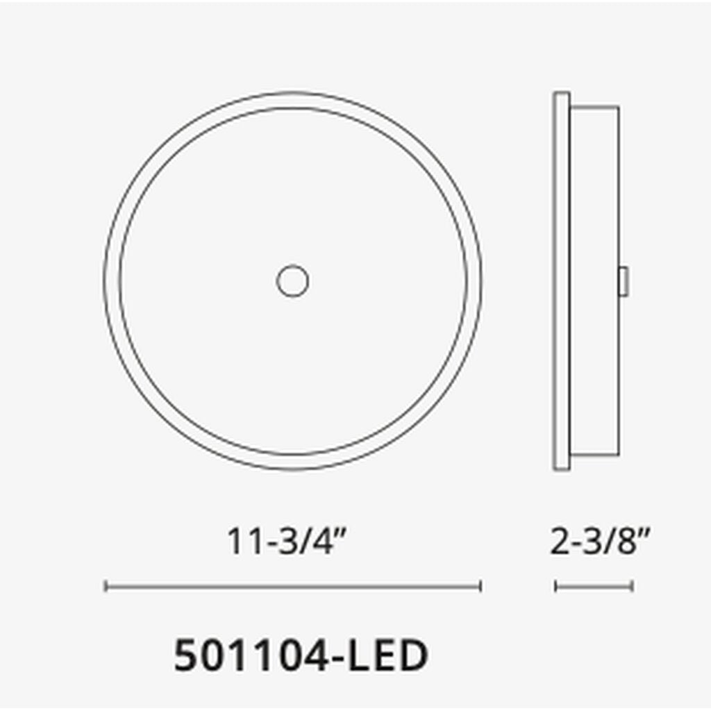 501104-LED 15W LED Dimmable Fixture Flush Mount