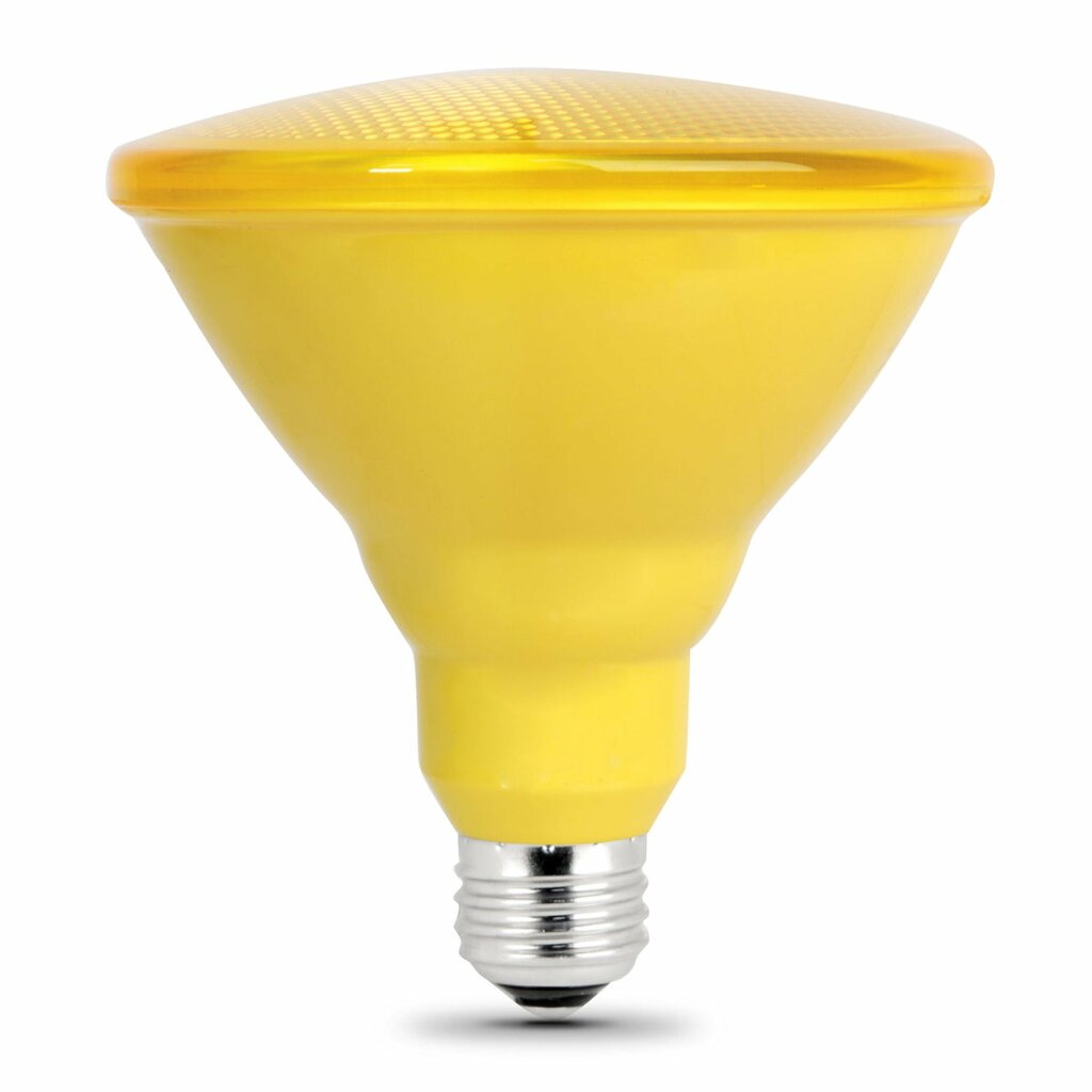 4 pack - Feit Electric PAR38/Y/10KLED/BX PAR38 Yellow LED Light Bulb